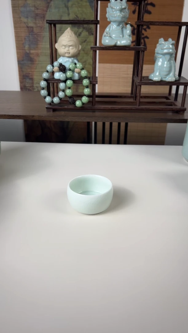 【闪购商品】杯珑匠玉青圈足悟道杯