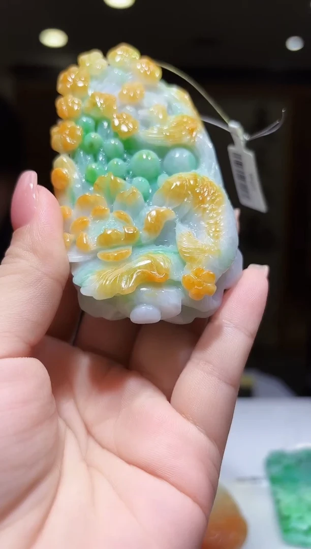 未镶嵌定制翡翠03/0915/C/发其一件/花