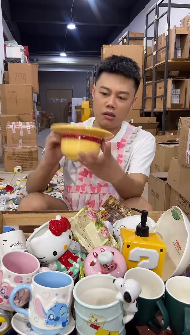 瓷片原盒海贼王草帽碗
