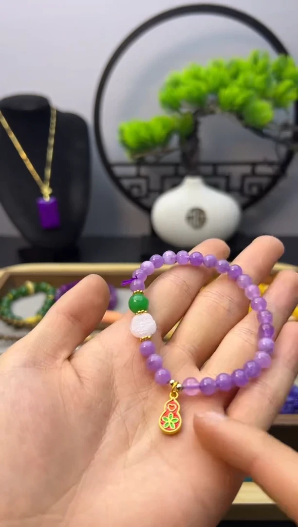 【闪购商品】翡翠颈饰14K金镶嵌S95