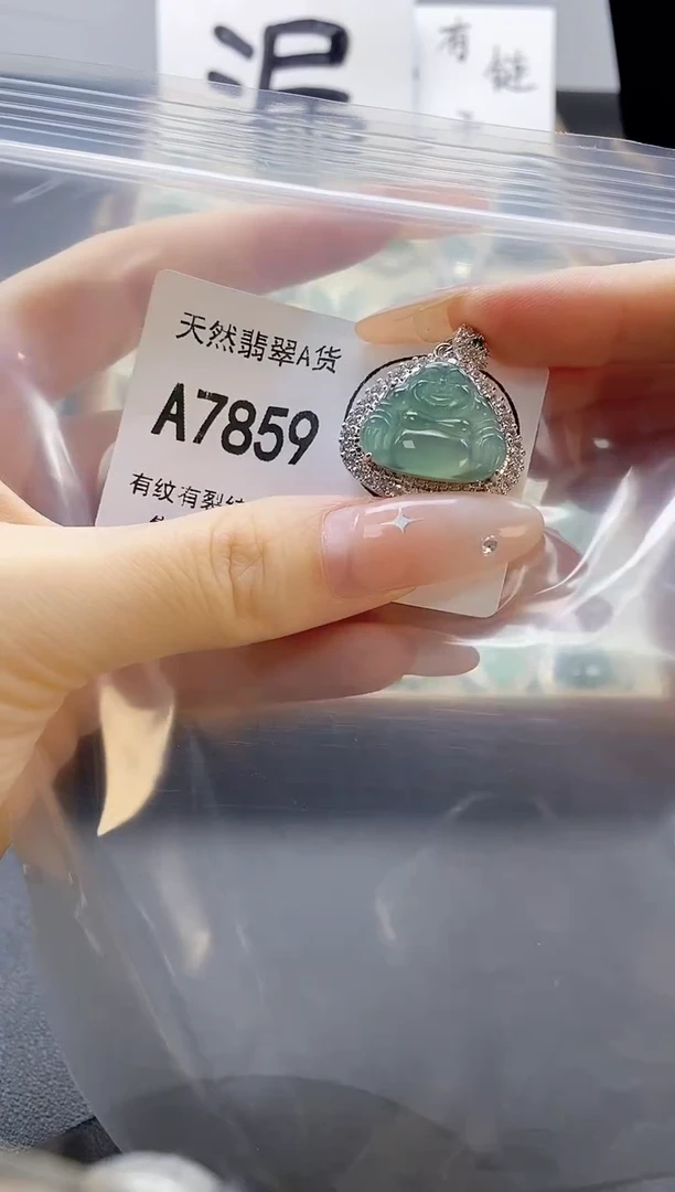 吊坠(赠链)未镶嵌翡翠天然翡翠A货