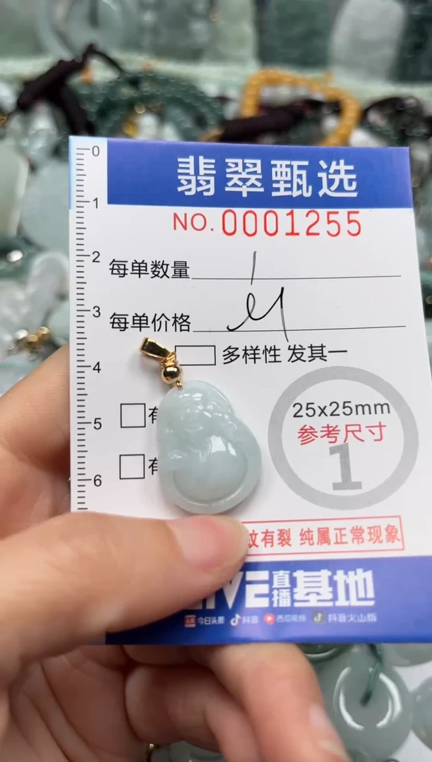 【闪购商品】翡翠颈饰未镶嵌00..1255