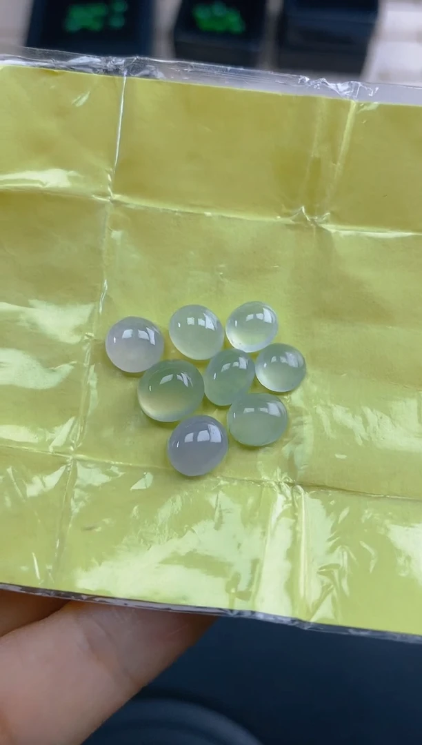 定制翡翠未镶嵌天然翡翠蛋面21
