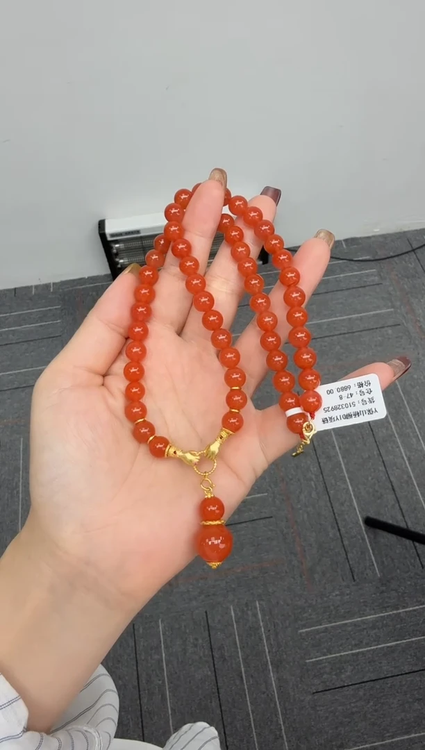 未镶嵌珠串南红玛瑙多样发其一/2508972980899