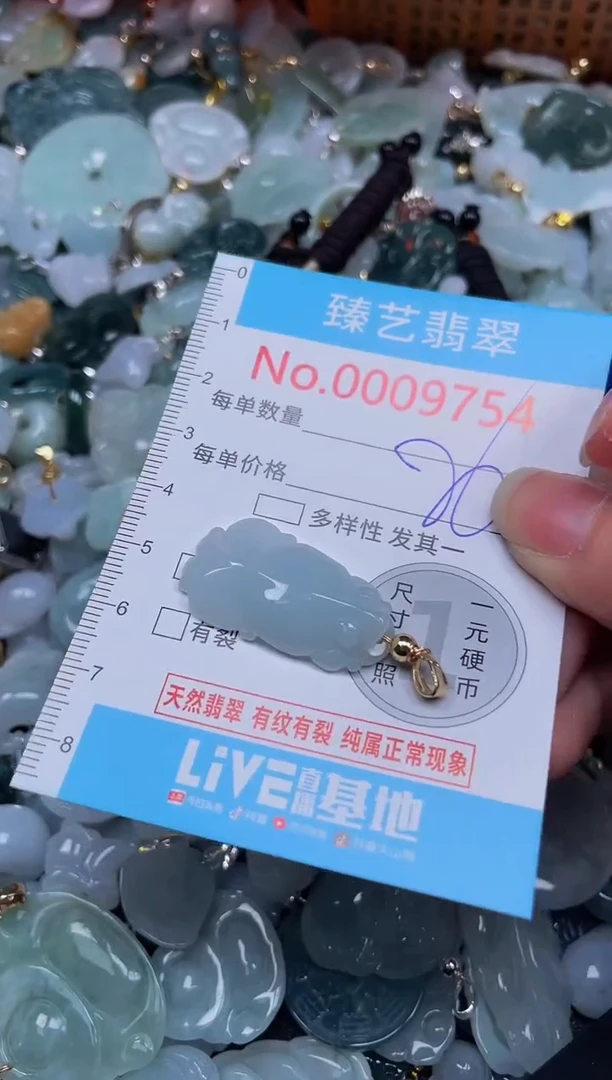 吊坠(不含链)未镶嵌翡翠9754