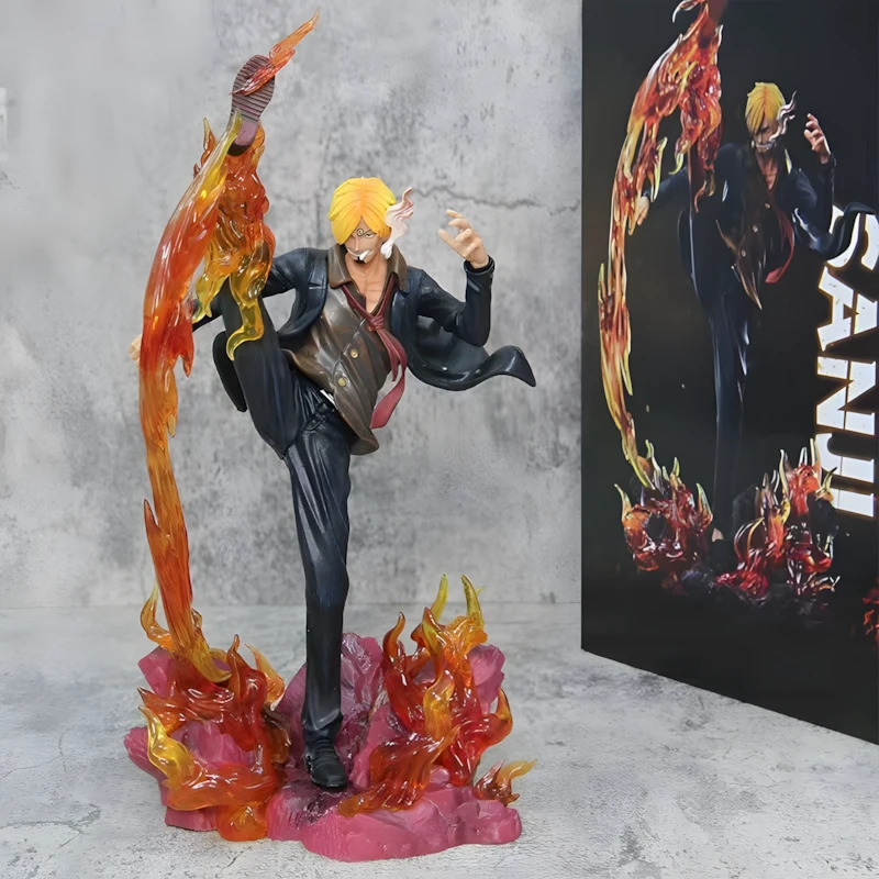 海贼王WIFI山治 恶魔风脚 草帽团三主力 优质手办模玩摆件