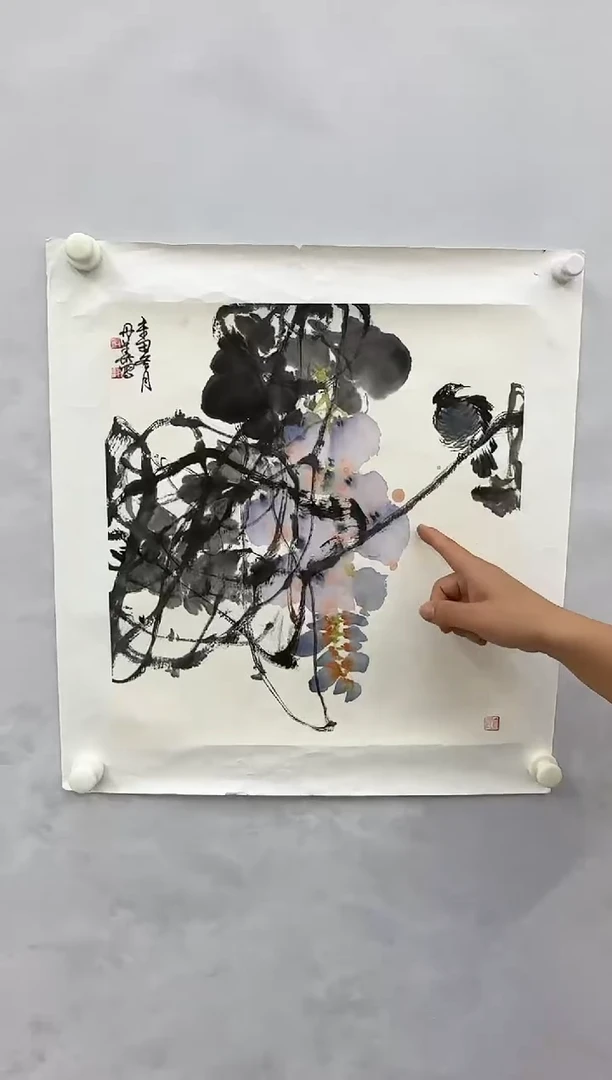 【闪购商品】绘画炳山艺术国画作品