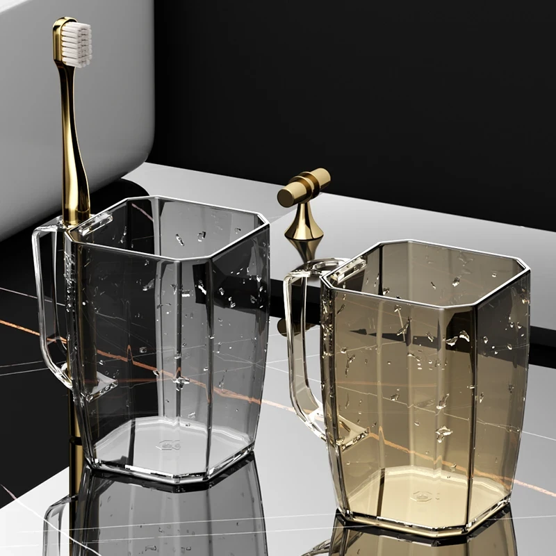 刷牙杯子高档漱口杯牙刷杯家用新款情侣洗漱杯轻奢网红牙杯家庭装