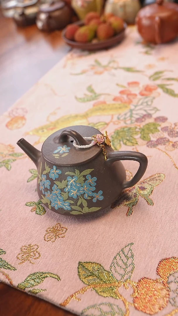 宜兴紫砂天青石瓢