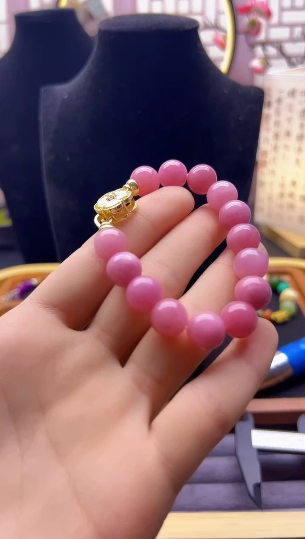 【闪购商品】碧玺手链14K金镶嵌S391