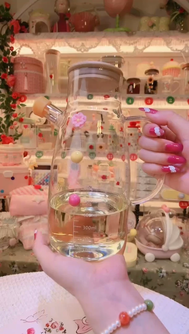 小花油壶——手工制作品质好！