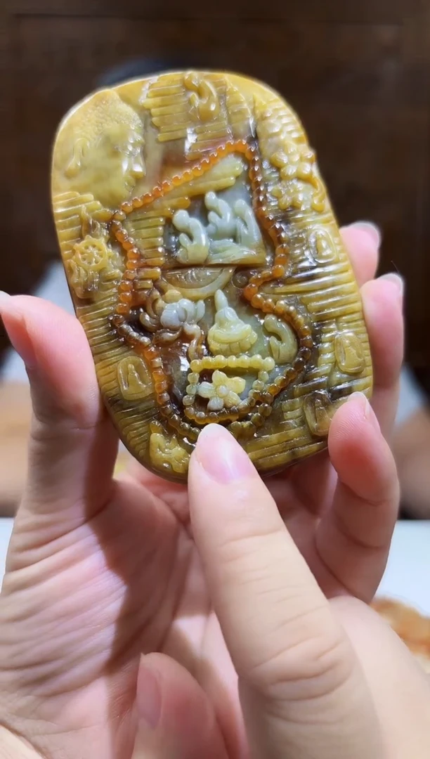 定制翡翠未镶嵌13/0719/C/发其一件/悟道