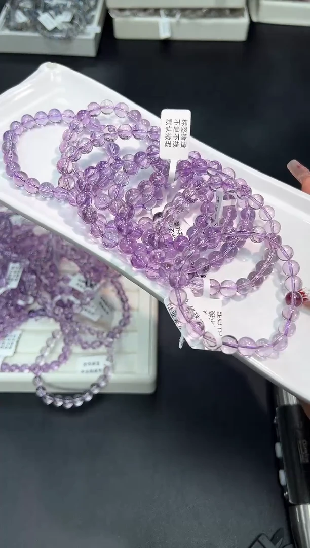 【闪购商品】水晶手串未镶嵌12R多样性发其一/1条8mm默认微瑕