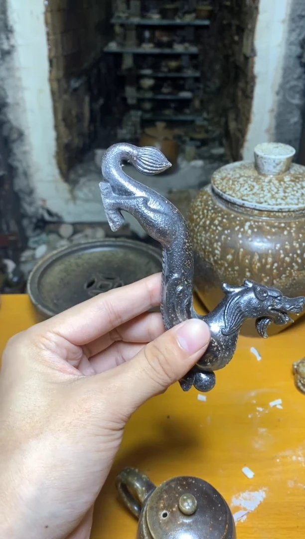 雨*奢瓷/瑞寅柴烧茶器（茶宠）906