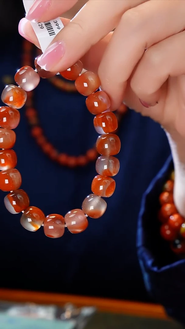 未镶嵌手链南红玛瑙川料单圈11