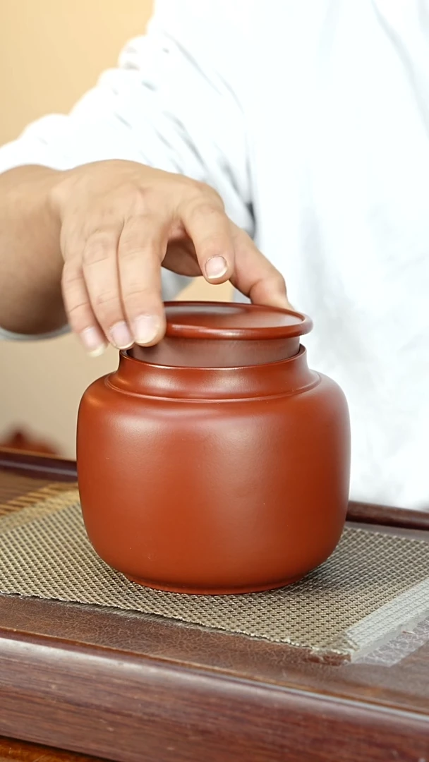 宜兴原矿紫砂茶叶罐