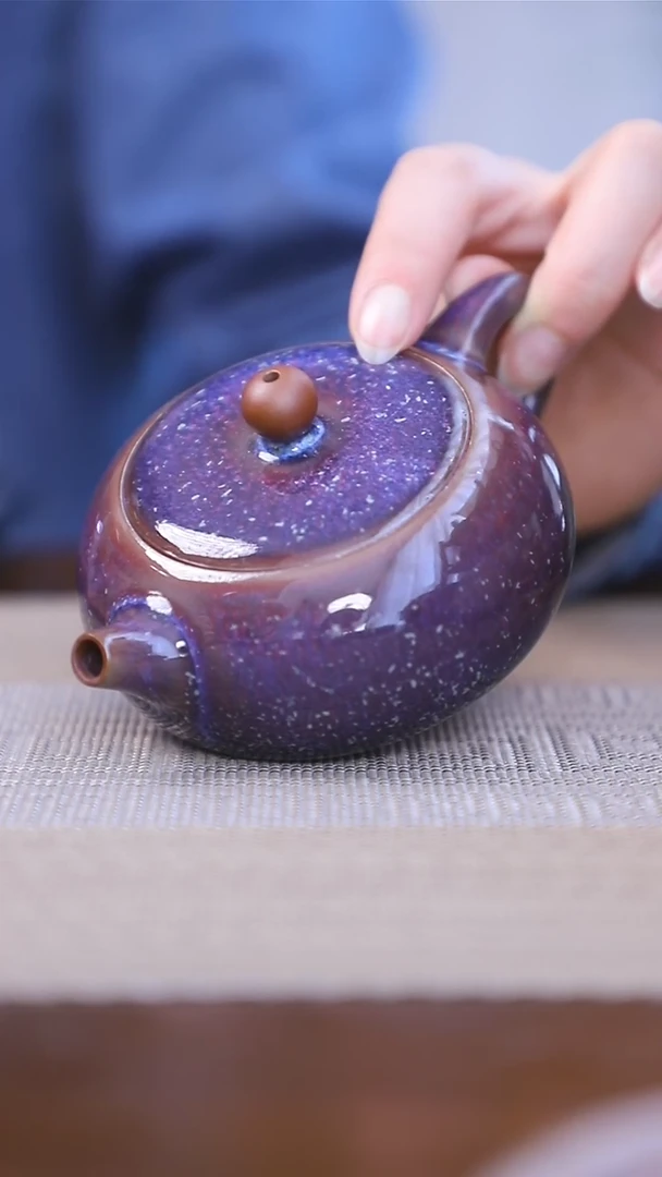 【闪购商品】原矿石原产地钧瓷壶