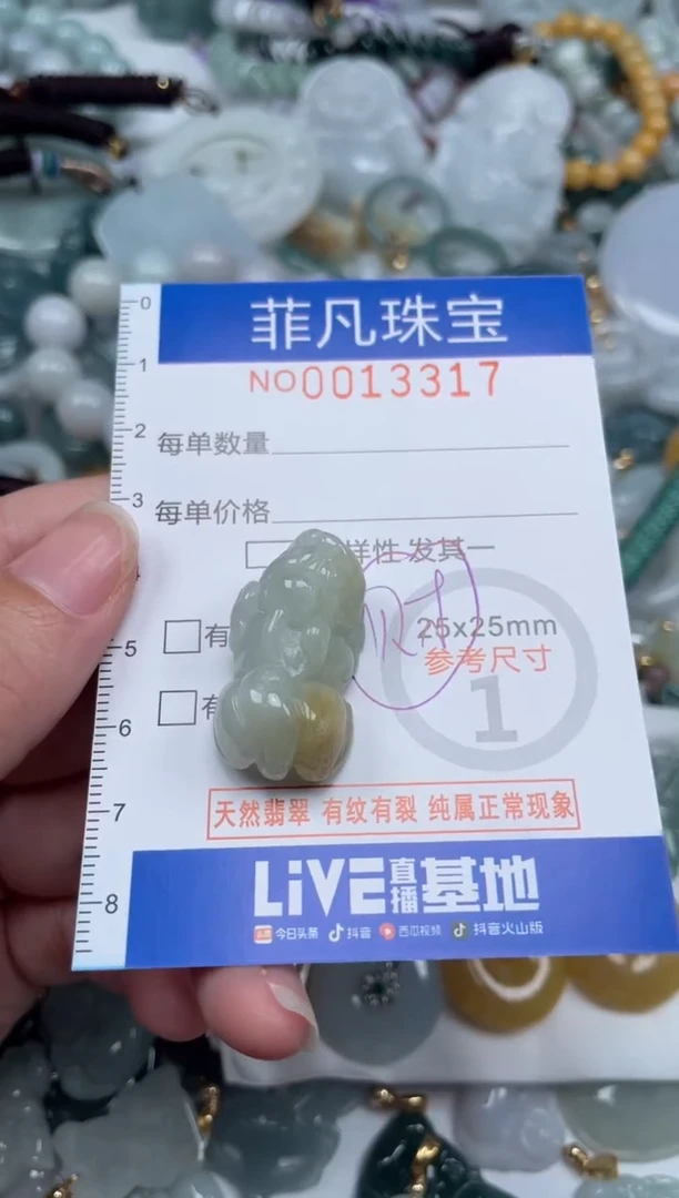 颈饰未镶嵌翡翠13317