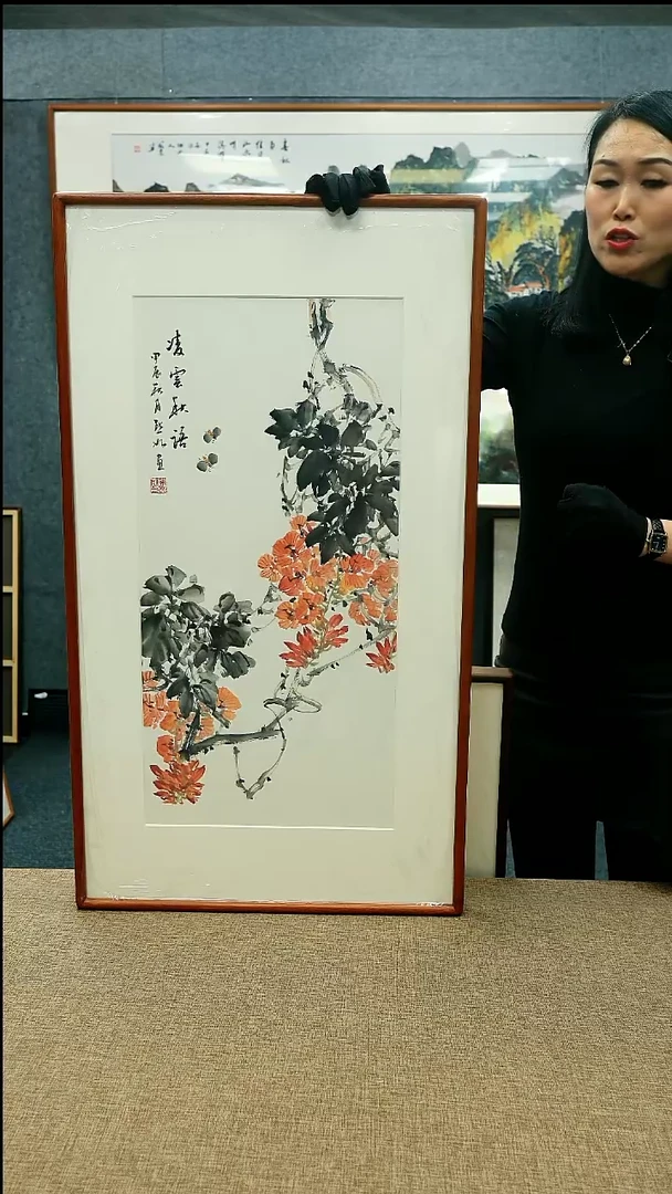 【闪购商品】国画52*92陈默如老师花鸟