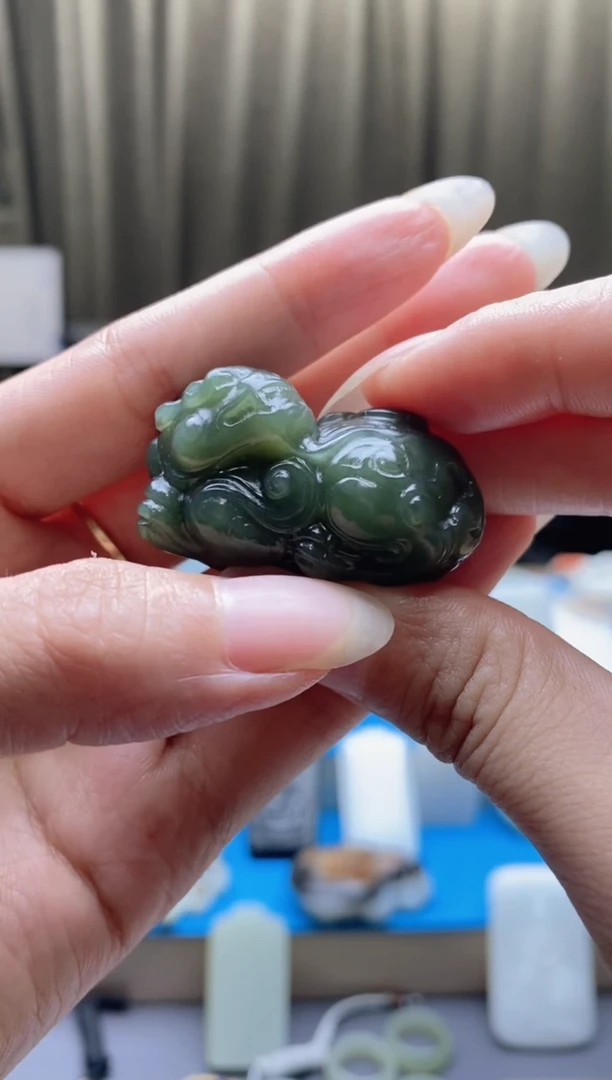 和田玉未镶嵌挂件41