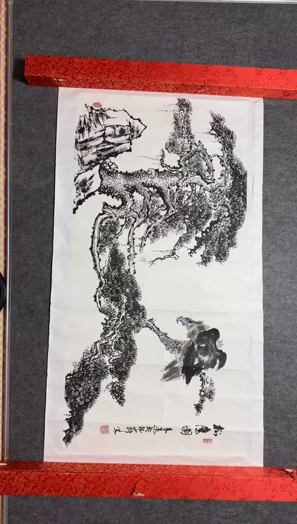 国画手绘8平尺左右