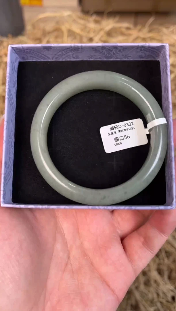 未镶嵌手镯石英质玉D-0332