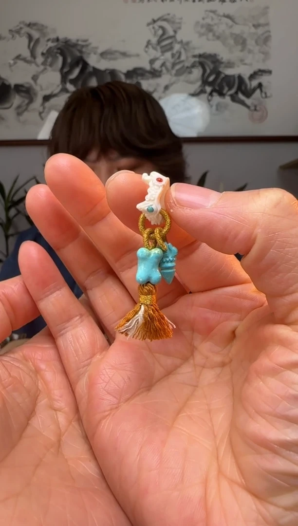 【闪购商品】绿松石提溜未镶嵌时尚百搭A1897