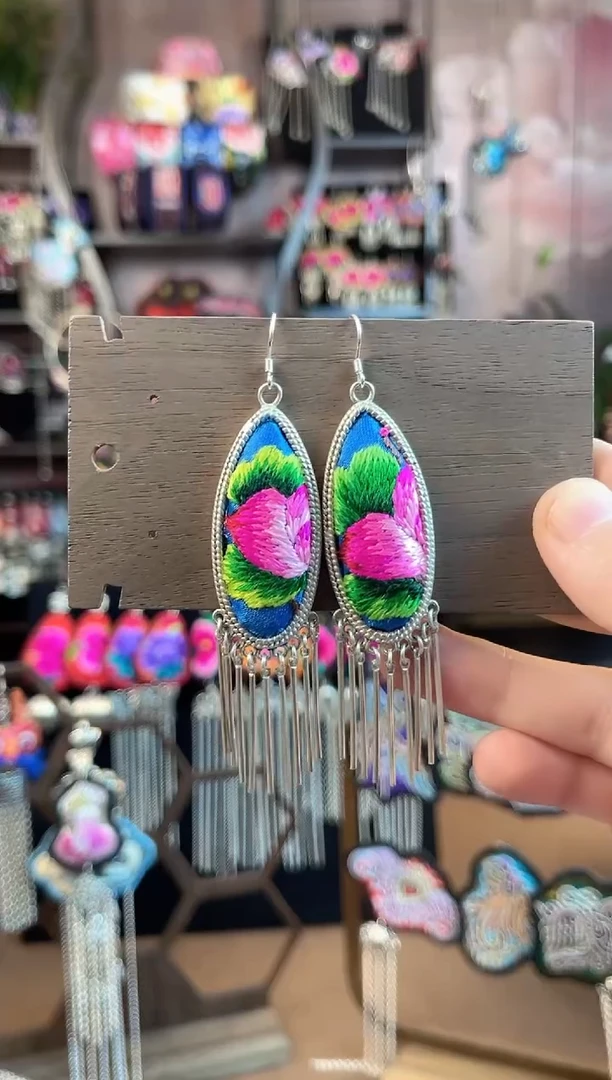 织绣 民族风手工非遗老绣饰品366