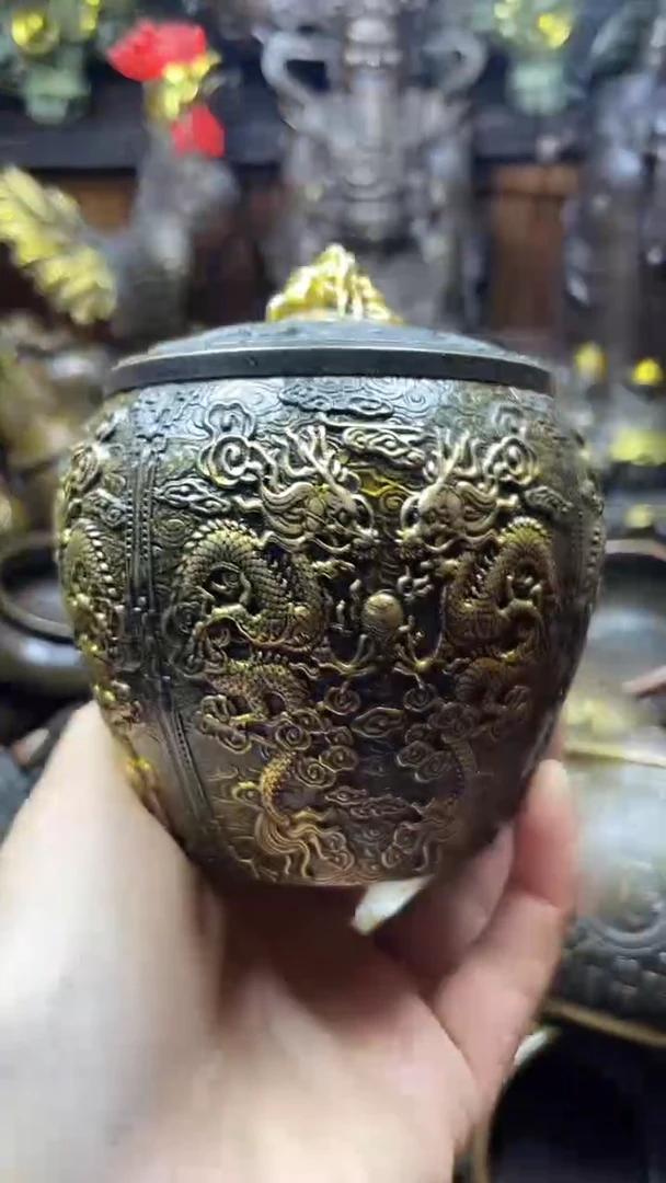 闪购链接，点击下单，有运费险，铜摆件