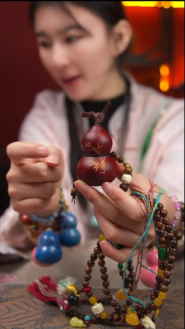 098玖澄文创漆艺葫芦国风配饰葫芦系列