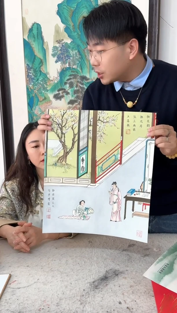 国画马老师作品分享