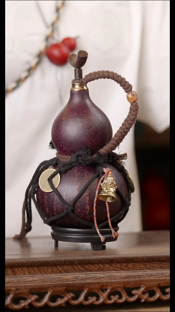 52号精品天然大漆酒葫芦一物一拍~