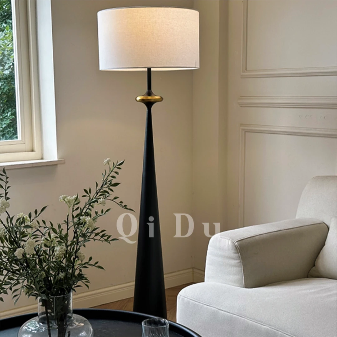 中古简约诧寂风日式北欧复古客厅落地灯卧室室书房阅读氛围灯