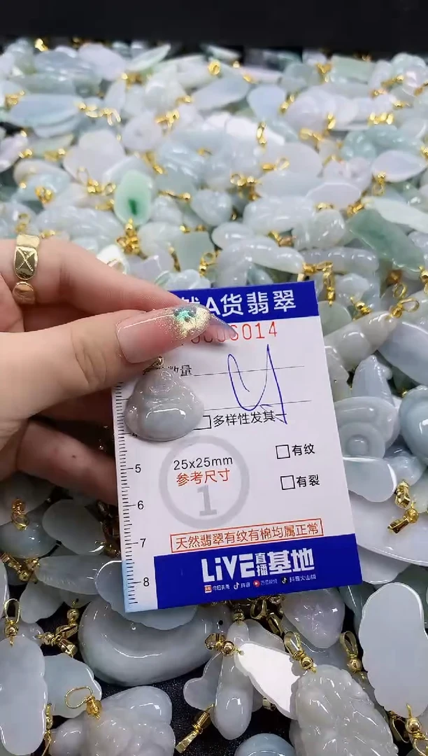 颈饰未镶嵌翡翠天然A货翡翠