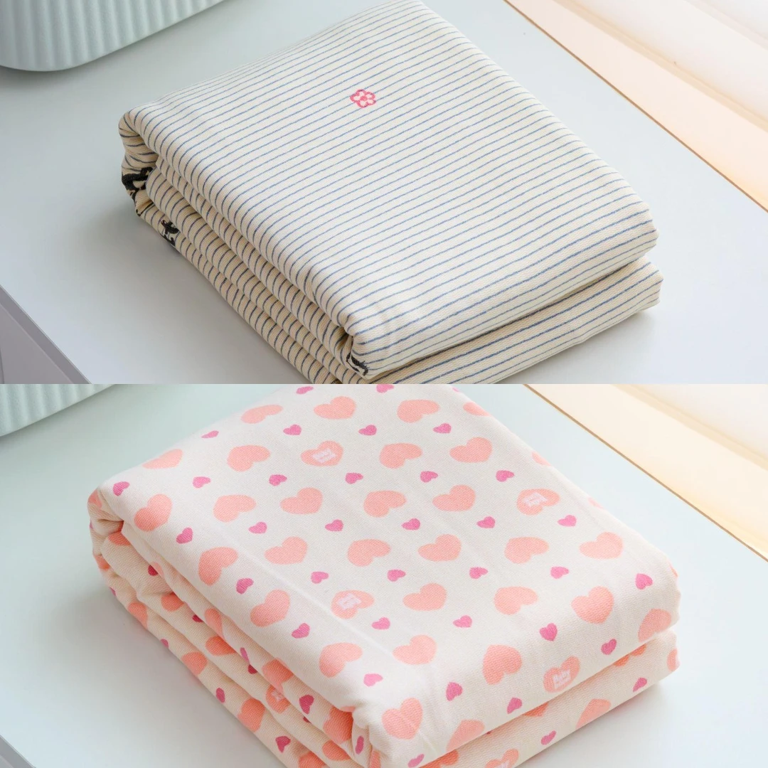 【京かわ会社】双层纱磨毛被套155*205cm 黑猫组合