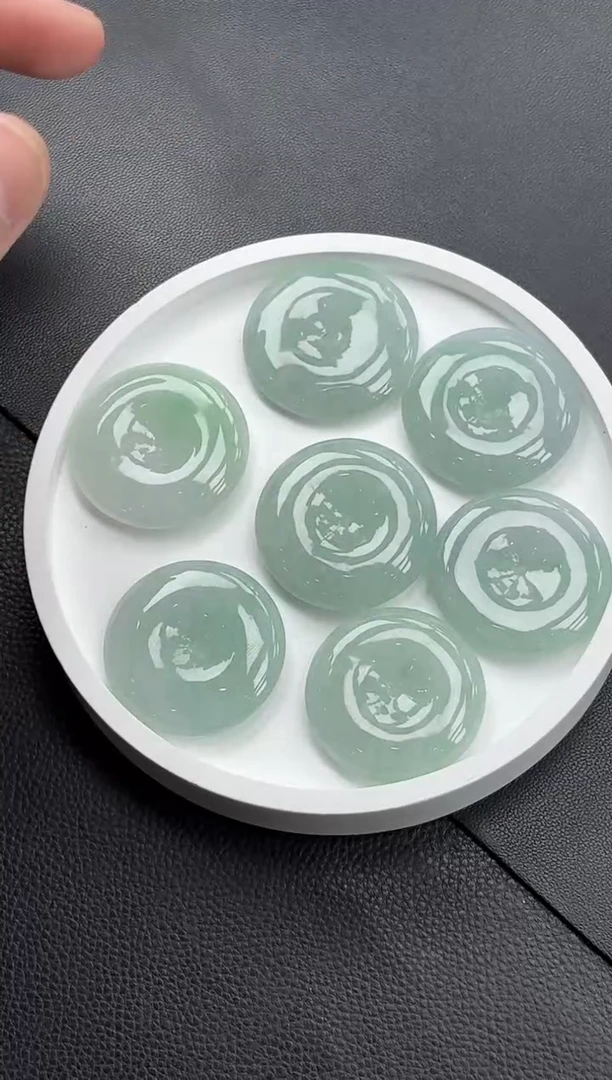 未镶嵌挂件翡翠YM1386平安扣/多样性发1件