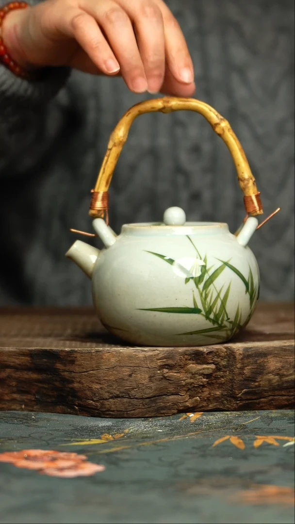 【闪购商品】杯釉下彩手工手绘同款陶器