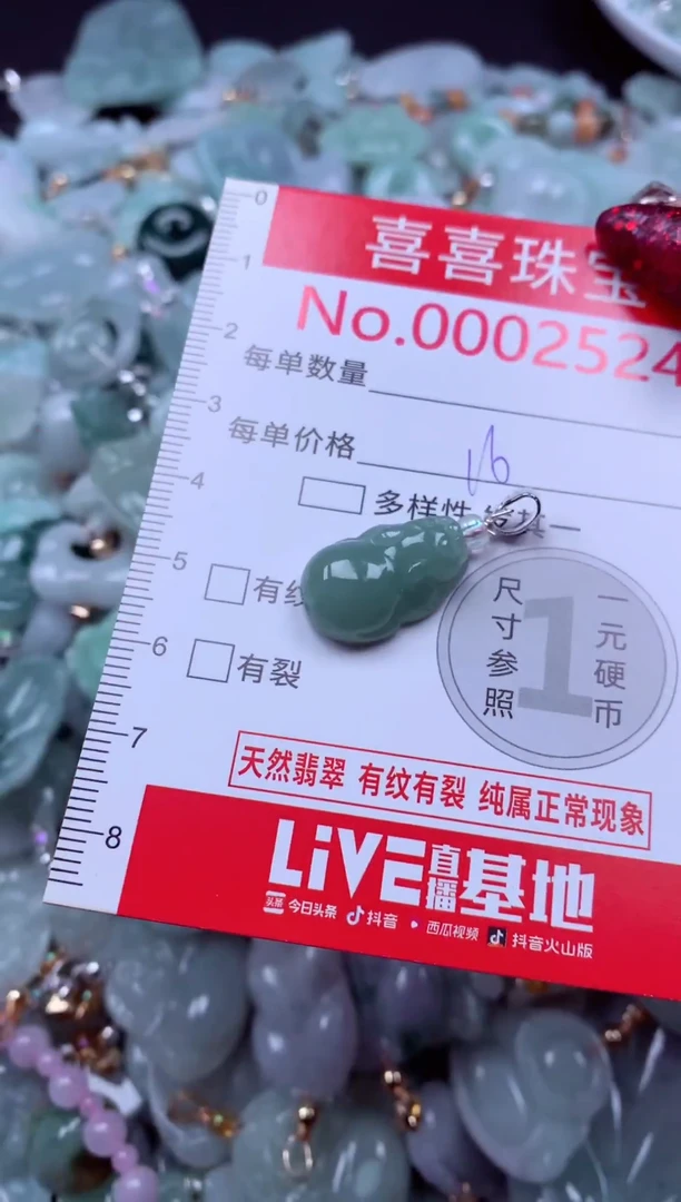 颈饰未镶嵌翡翠2524