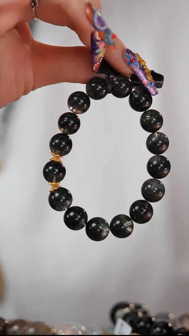 【闪购商品】水晶手串未镶嵌E1641C 绿幽灵手串