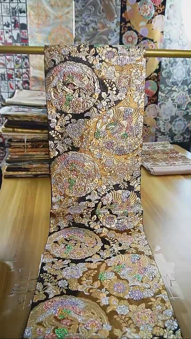 【闪购商品】织绣67 六通彩金团花凤凰福利