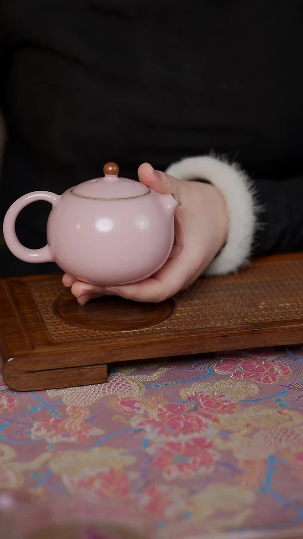 云隐造物 粉色西施壶