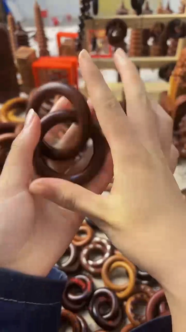 枣木乾坤圈一物一拍微瑕40