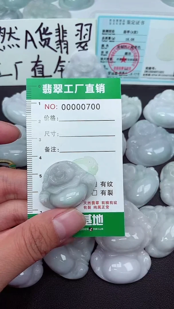 颈饰未镶嵌翡翠缅甸天然翡翠拍一发一0700
