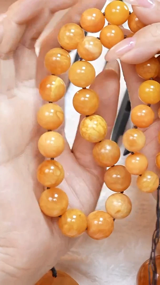 蜜蜡颈饰未镶嵌3058天然蜜蜡珠宝奇石云端妖孽全部保真