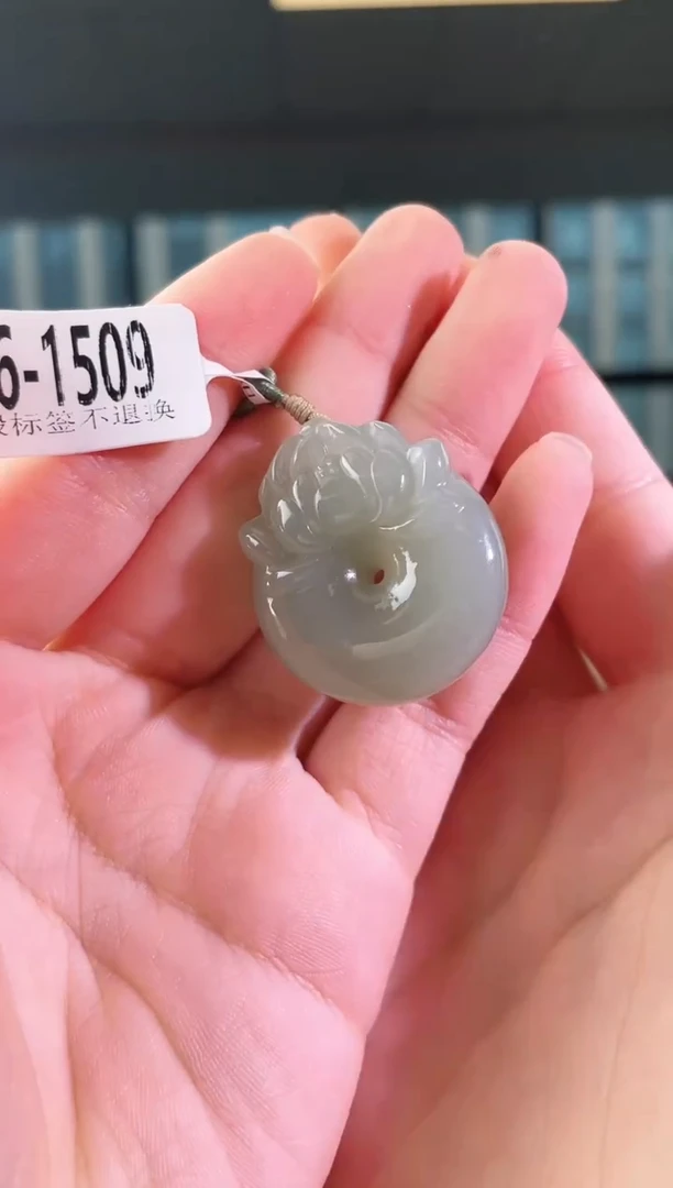 和田玉未镶嵌颈饰扣 1509