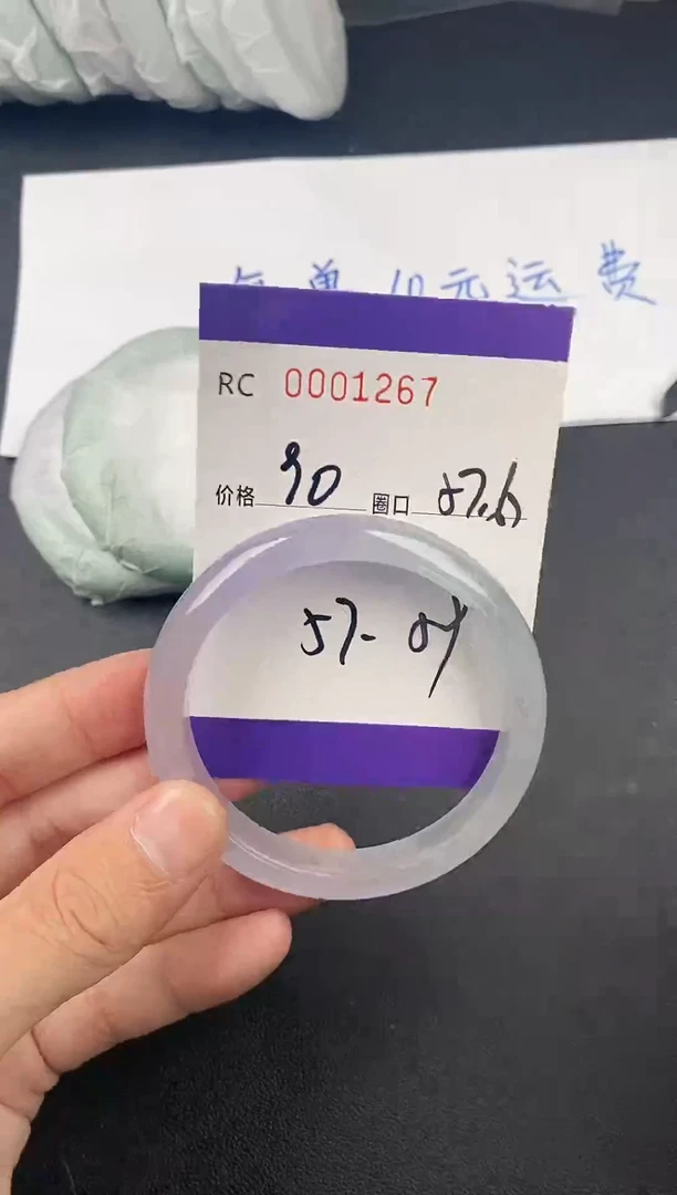 未镶嵌手镯翡翠手镯1267