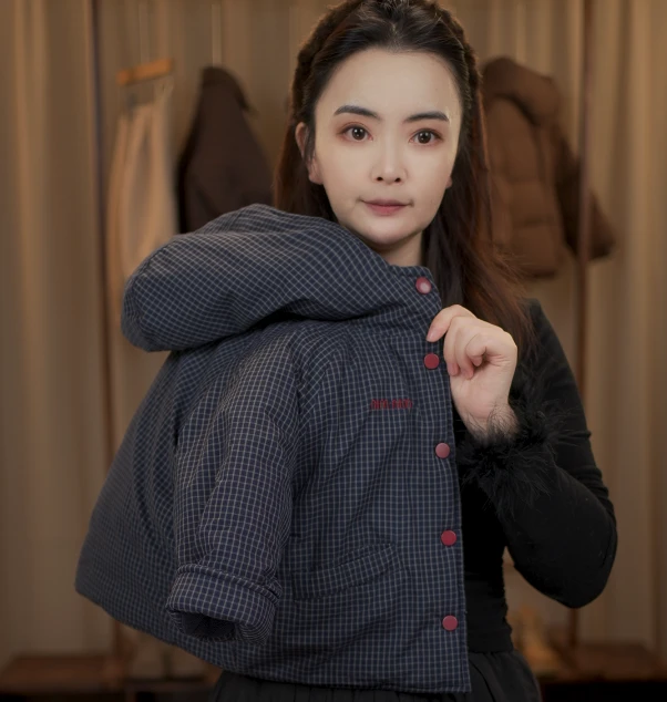 【原创设计】2025秋冬新款儿童时尚宽松保暖潮流棉服外套90301