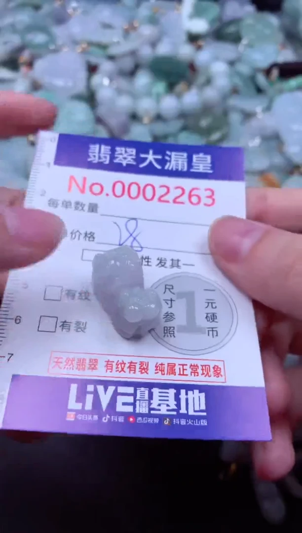 吊坠(不含链)未镶嵌翡翠2263
