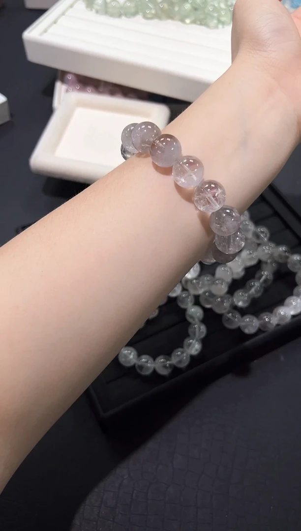 水晶手链未镶嵌44b多样性发其一【1条】默认微瑕14mm