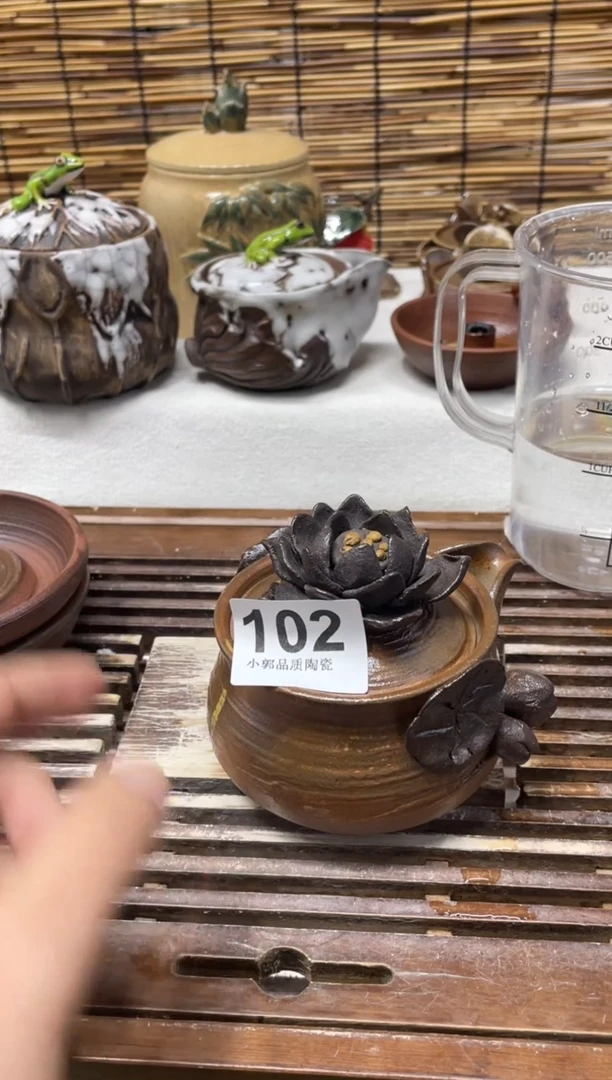 【闪购商品】杯102精美粗陶手工柴烧